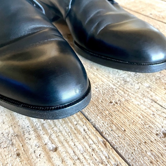 Loewe Black Leather Monk Strap Dress Shoes Size 44 Great Condition - Picture 4 of 12